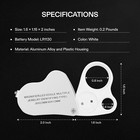 Vivosun 2pcs 30x 60x Illuminated Jewelers Loupe Foldable Magnifier W  Led Light