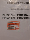Tcm Forklift Truck Parts Manual No Pf-0f7a-ta Gas   Diesel Powered