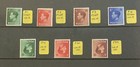 Sg457-460 Eviii Mint And Used Sets Including Inverted Watermarks  lot 1265 