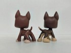 2pcs lot Lps Toy Littlest Pet Shop Brown Great Dane Dog  1519 817 Animal Figure