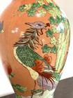 Antique Chinese Export Famille Rose Vase Lamp W Wood Base - Fast Shipping 
