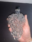 Vintage French Grape Cluster Wine Bottle Decanter