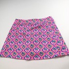 Lulu-b Med  fit 32in  Nylon Golf Tennis Skirt Skort 6  Shorts All Over Print