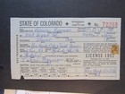 Rw18 - 1951 Federal Duck Stamp On Colorado Resident Hunting License