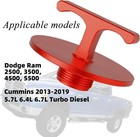 Aluminum Alloy Oil Filter Plug Tool  For Dodge Ram 2500  3500  4500  5500 Cummin