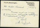 Ceylon 1954 50c King George Vi Tied  kelaniya  Postage