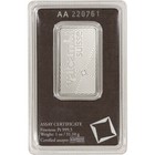 1 Oz Platinum Bar - Valcambi Suisse - 999 5 Fine In Sealed Assay