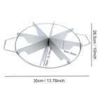 1pcs Pie Cutter Press Stainless Steel Cake Cutter 8-cut Cake Slicer For Even    