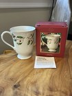 Vintage Lenox Holiday Carved Mug Holly Berries Gold Trim Christmas In Box