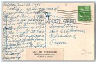 1946 Firestone Tire Rubber Company Exterior Building Akron Ohio Vintage Postcard