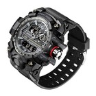 Men s Waterproof Sports Watch - Outdoor Military Led Alarm Stopwatch  Multi-func