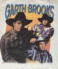 Vintage Xl Garth Brooks Single Stitch 1991 Hanes Tour Shirt Country Miscut