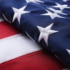 American Flag 3x5 Luxury Embroidered Star Double Sided Heavy Duty Nylon Outdoor
