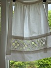 Norwegian New Handmade Hardanger Bunad Apron 24  Long Teen  Sm Adult Folk Dress