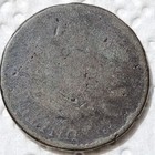 Flowing Hair Large Cent 1c Thick Planchet Heavily Corroded Date Engraved  91832