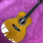 Vintage Om42 Acoustic Guitar Solid Spruce Top Bone Nut Abalone Inlays Guitar