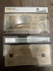 Pmg 35 Epq ppq Confederate Currency  100  500 Notes  circulated 
