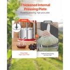 Fruit Wine Press Manual Press For Wine Making 0 44 Gal 1 65l Stainless Steel