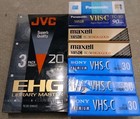 New Lot Of 10 Vhs-c Camcorder Tapes Sony Maxell Panasonic Jvc Tc-20 Tc-30