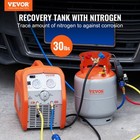 30 Lb Refrigerant Recovery Tank Cylinder 400 Psi Y-valve Ac Hvac Rated New