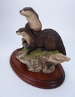Border Fine Arts Otters Figurine Spring Romance Mtr05  53005  Limited Edition