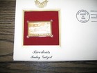 Bailey Gatzert Riverboats 22kt Gold Golden Cover Stamp Replica 1996 Fdc