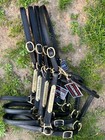 Horse Leather Halter By Leaders - Available In 4 Sizes Black brass