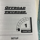 Original Vinatage Off Road Thunder Offroad   Arcade  Video Game Owners Manual
