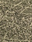 1896 North East Pennsylvania Vintage Old Panoramic City Map - 24x36
