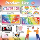 76 Pcs Original Funny Gay Prank Bumper Stickers Funny Lgbt Gay Stickers For C   