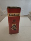 Vintage 1930s Brookema s Breakfast Cocoa Tin 1 2 Lb Oak Park Il Graphic Full 