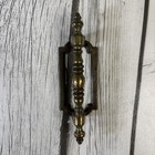 Vintage Lot Of  10  Ornate Brass Door  Cabinet Or Drawer Pull Handle Pre-owned    