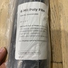 Shaw 6 Mil Poly Film -moisture Barrier  black  46  X 26  Or 100 Sq ft  roll
