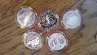 Lot Of 10 United States Modern 90  Silver  1 One Dollar Commemoratives  036 