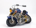 Rare Resin America Flag Biker Motorcycle Coin Piggy Bank Harley-like Bike