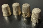 Lot Of 4 Antique Ketcham   Mcdougall Sterling Silver Thimbles Kmcd Marked  22g