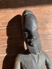 Antique African Statue Hand Carved Wood Sculpture Tribal 15    Tall