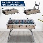 48  Premium Furniture Foosball Soccer Table Foldable Arcade Game Room Kid Adult