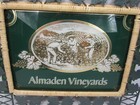 Green Almaden Vineyards Winery Wine Bar Sign  20  X 16  Vintage Framed