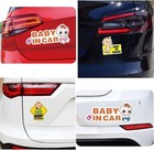 Stickers 6-pack - Reflective Car Safety Signs For Windows doors  Waterproof Baby