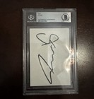 Sting Signed  Index Card Bas Beckett Authenticated Bas Slab 10 Auto The Police
