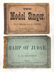 Lot Of 4 Books Antique Old Church Music Songs Hymns Shabby Primitive
