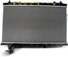 Aluminum Radiator  Compatible With 2001-2006 Santa Fe 4cyl V6 2 4l 2 7l 3 5l Usa