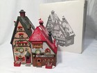 Euc Retired Dept  56 North Pole Village Obbie s Books   Letrinka s Candy Shop
