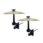 2 Pack Car Cymbal  Car Cymbal Air Vent  Mini Drum Crash Cymbal For Car Gold