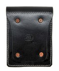 Black Leather  45 Double Magazine Pouch