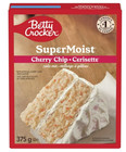 Betty Crocker Super Moist Cherry Chip Cake Mix  375g  4 Pack 