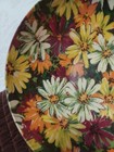 Vintage Mcm 60s-70s  West Bend Daisy Red Yellow Orange Fiberglass Serving Bowl