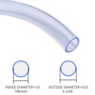 Pvc Tubing 7 8 id X 1-1 10 od Flexible Clear Vinyl Hose 5 Feet For Food Grade