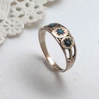 Antique Baby Ring 10k Gold Glass Turquoise Cabochon Size 1 25 December Birthston